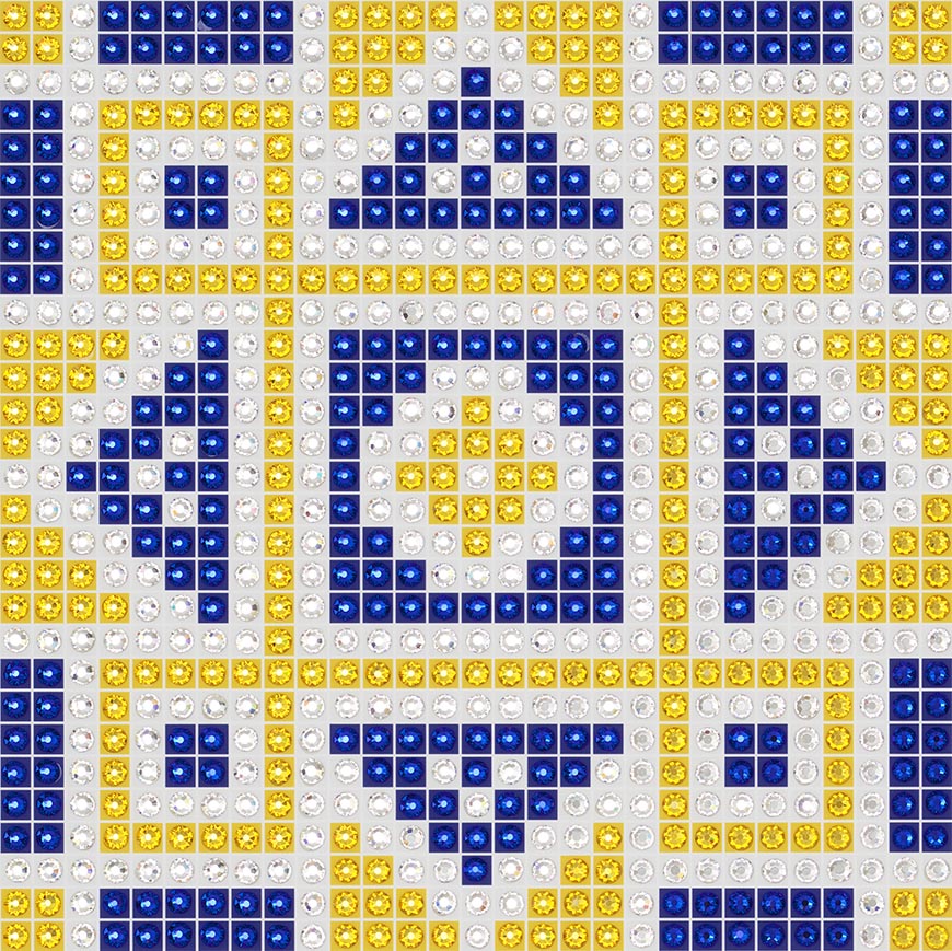 Azulejos 5 - crystal art by Julia Roshkow