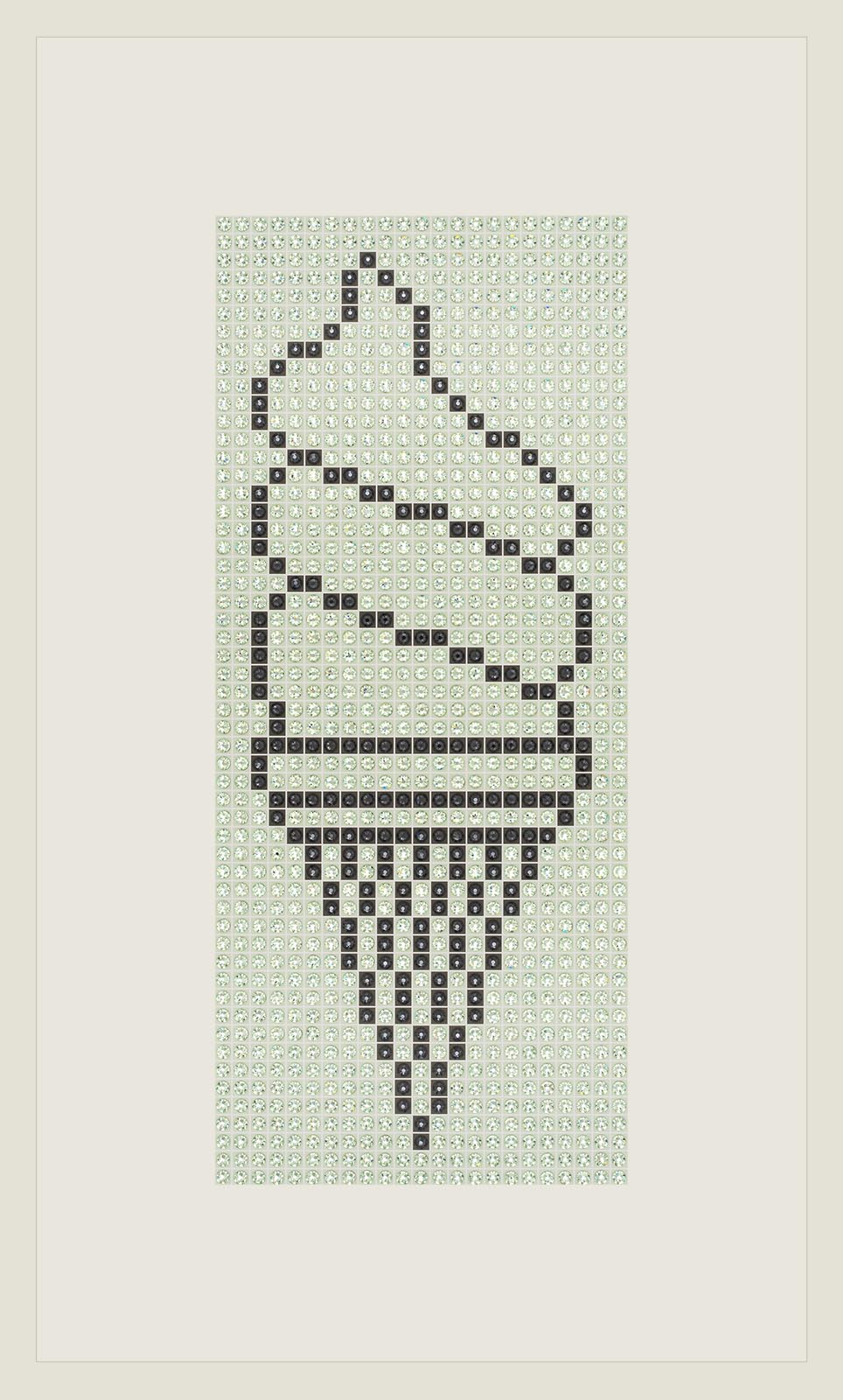 Sugar Cone - Pistachio - crystal art by Julia Roshkow