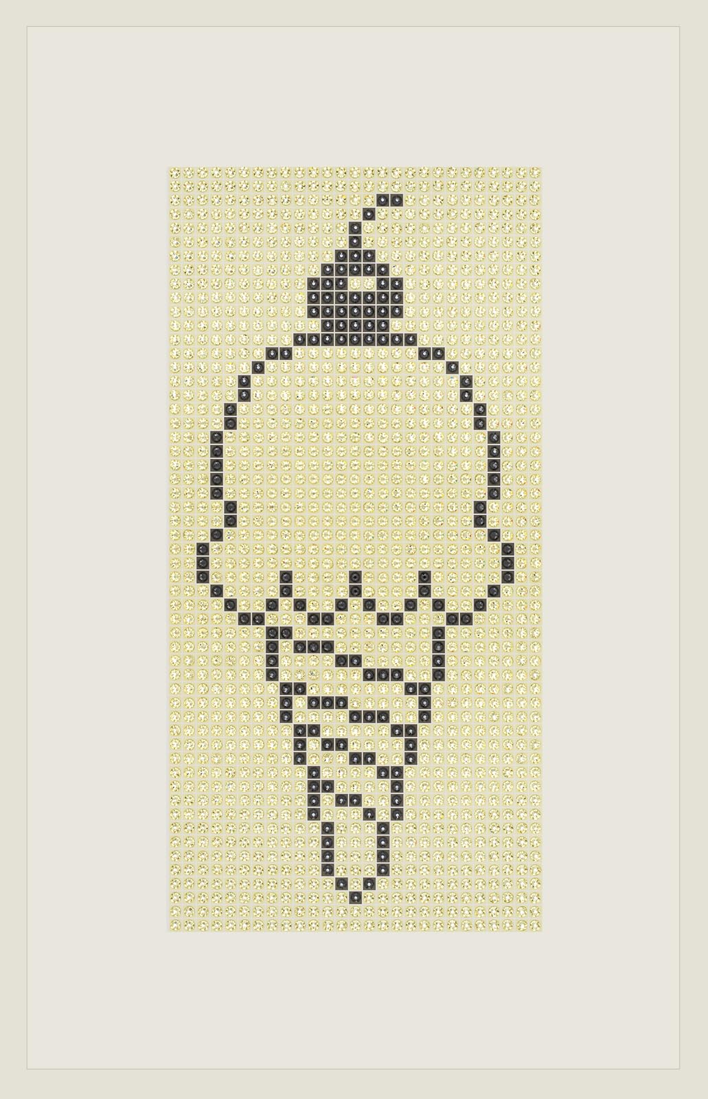 Waffle Cone - French Vanilla - crystal art by Julia Roshkow