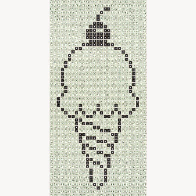 Waffle Cone - Pistachio - crystal art by Julia Roshkow